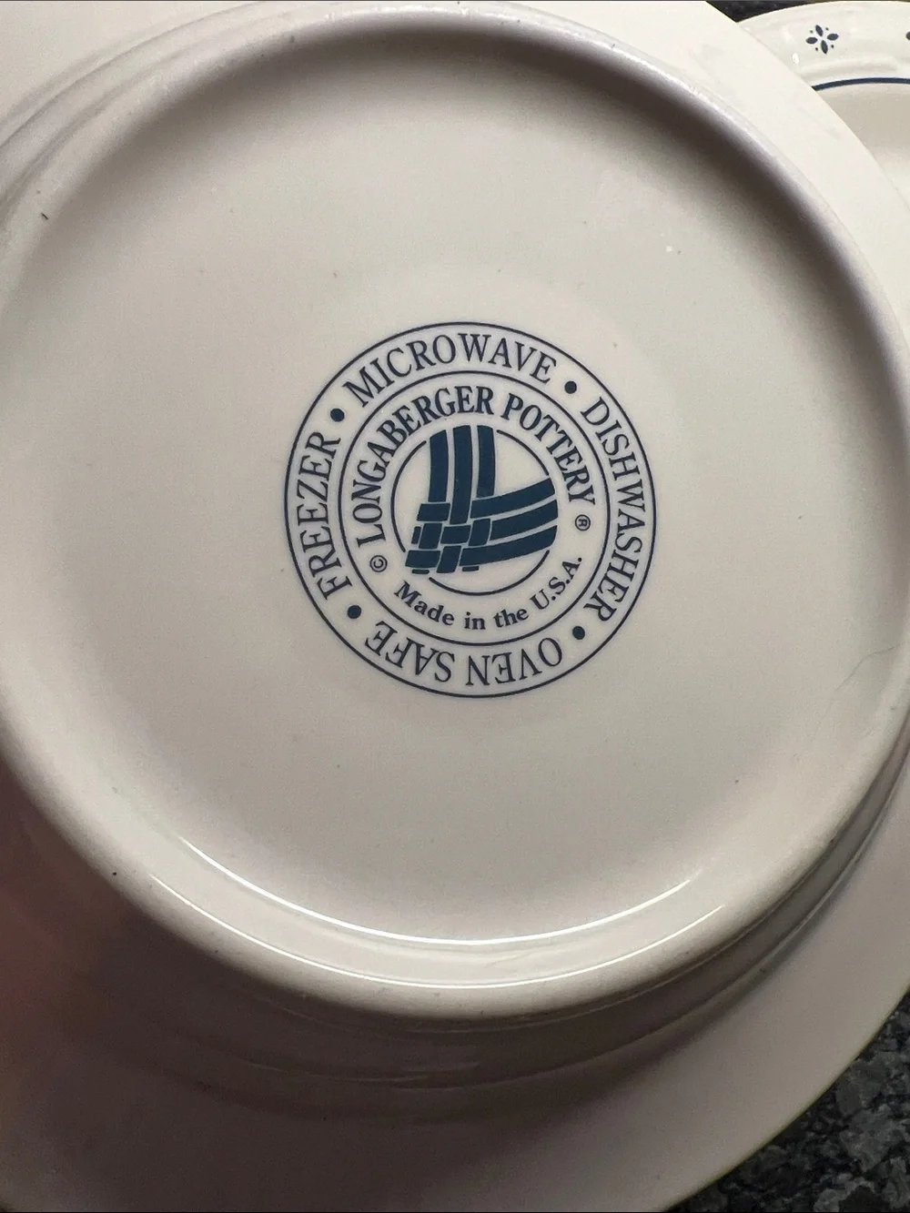 WOVEN TRADITIONS Longaberger ceramic Soup or salad Bowls. Set of 3